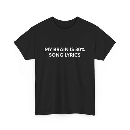 My Brain is 80% Song Lyrics - Swiss Version
