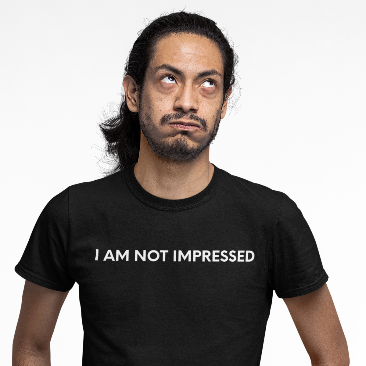 I Am Not Impressed - Swiss Version - Unisex Heavy 100% Cotton Tee - Oeko-Tex Certified