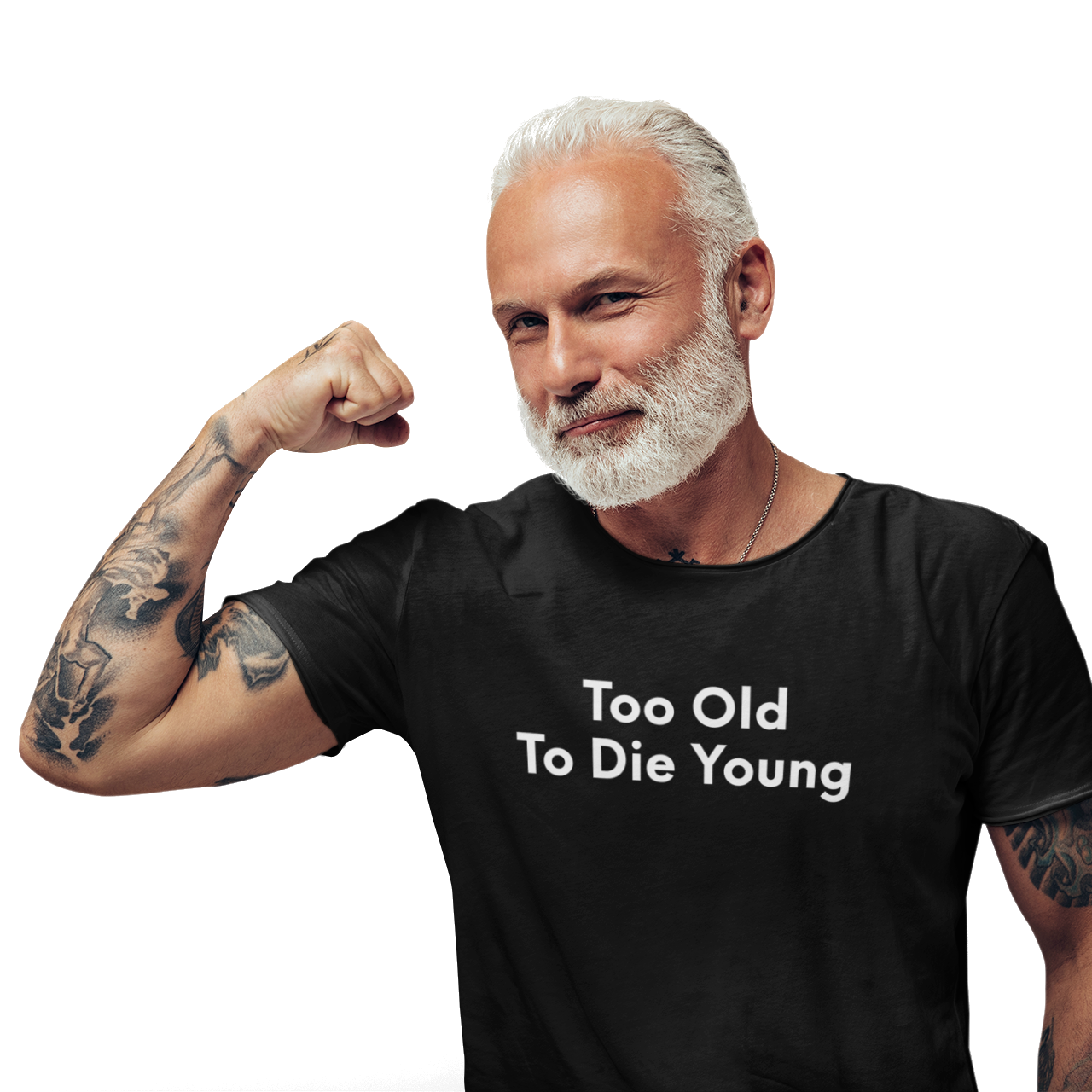 Too Old To Die Young - Black Tee